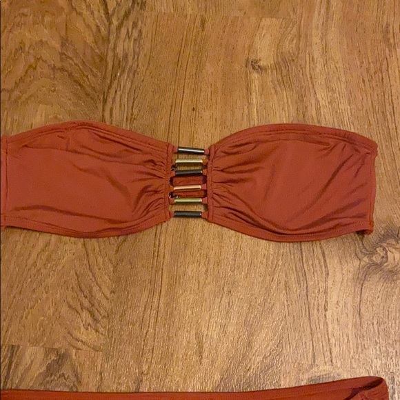 Orange/bronze bikini - Picture 3 of 4